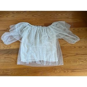 Maje off shoulder blouse